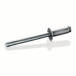 Stainless Steel/Stainless Steel 1/8" .313-.375 ICI-46 Goebel Open End Blind Rivet,  1000 Qty