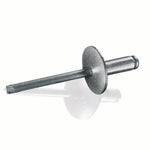 Aluminum/Aluminum 1/8" .313-.375 ABA-46LF Goebel Open End Blind Rivet,  500 Qty