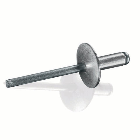 Aluminum/Steel 1/8" .376-.500 ABS-48LF Goebel Open End Blind Rivet,  500 Qty